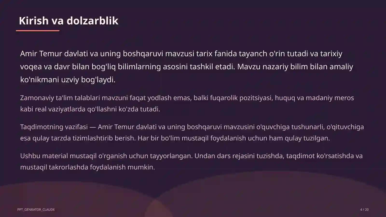 Amir Temur davlati va uning boshqaruvi (8-sinf) 4