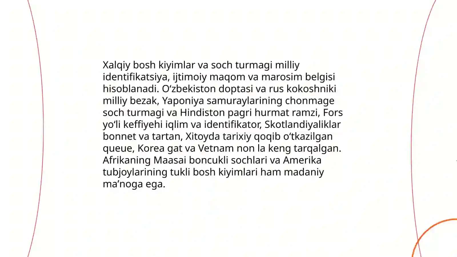 Milliy liboslar va kiyim an'analar 4