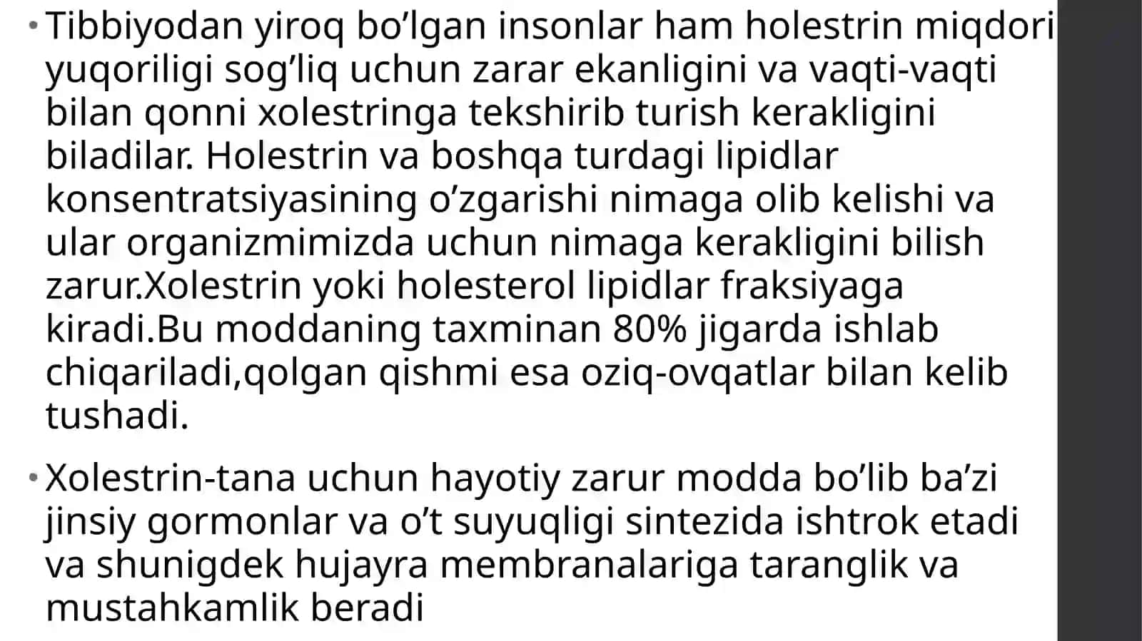 Lipidlar sinflanishi 4