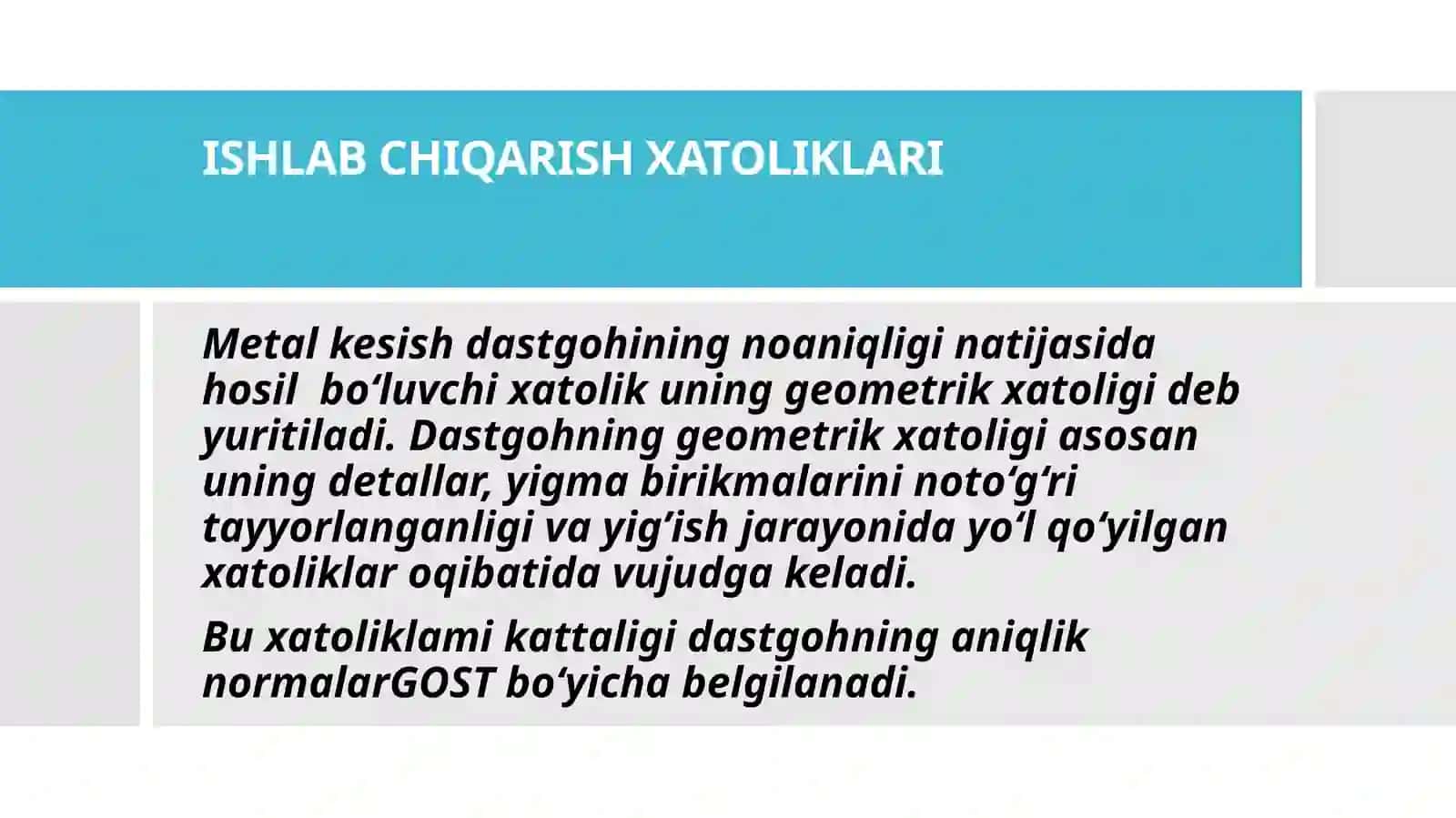 TASODIFIY XATOLIKLAR, ULARNING ASOSIY QONUNYATLARI 4