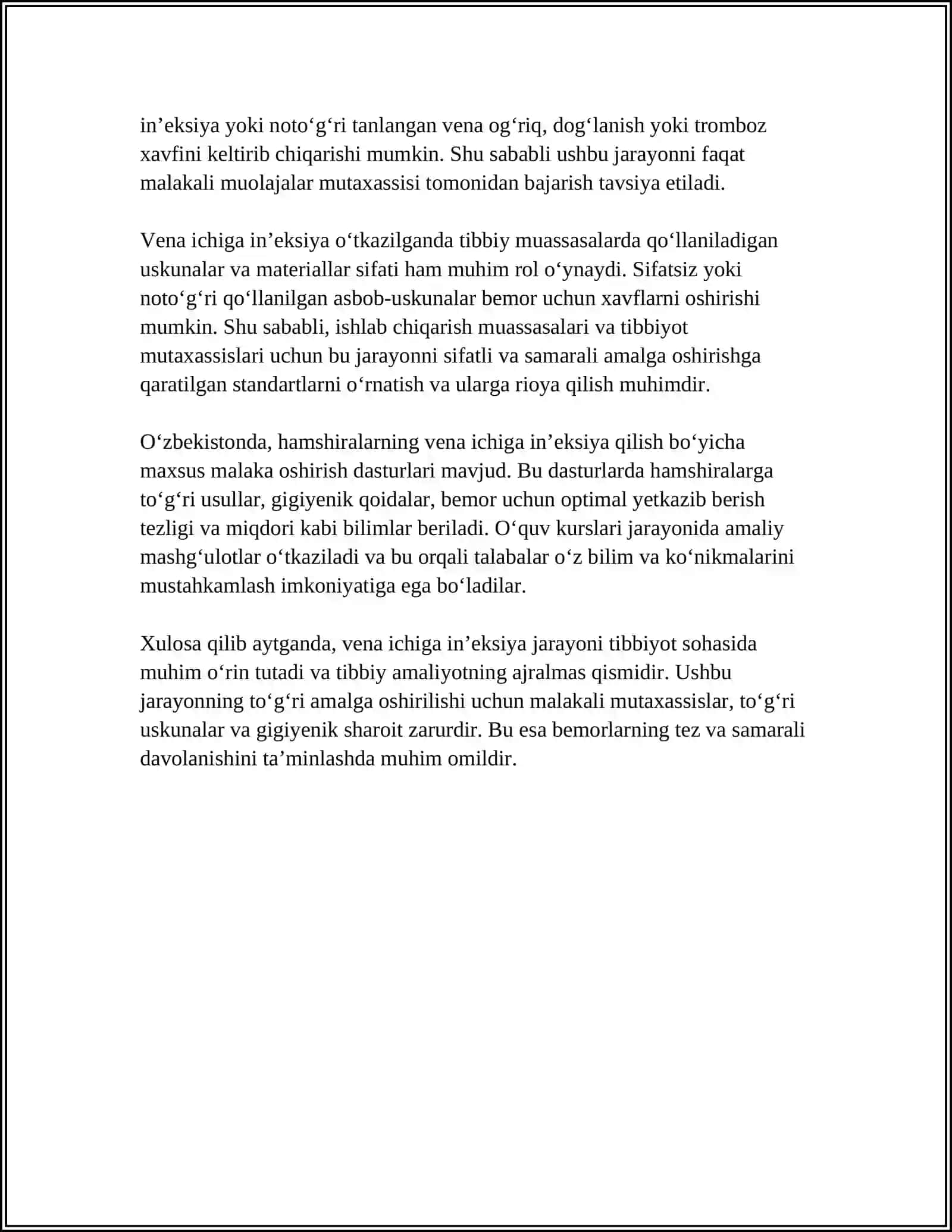 Vena ichiga ineksiya 4