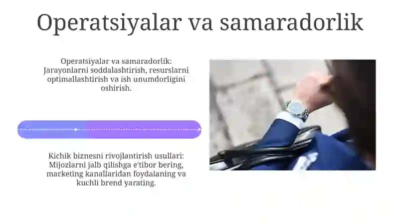Biznesning o'sishi va rivojlanishi strategiyalari: Kichik biznesni o'stirish va rivojlantirish usullari 4