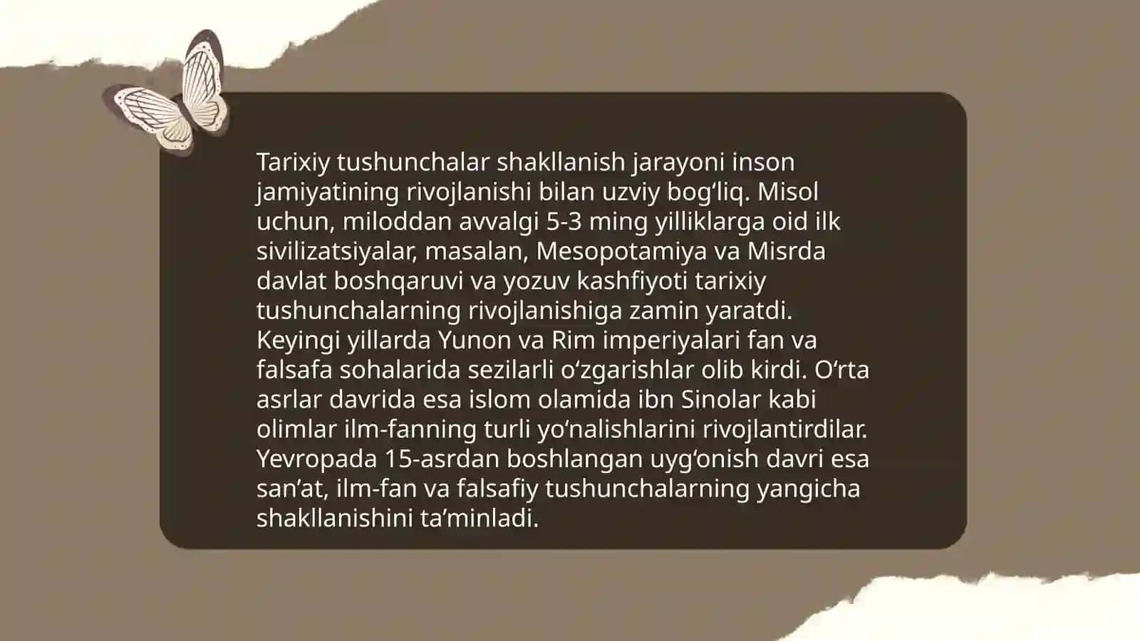 Tarixiy tasavvur va tushunchalarni shakllantirish 4