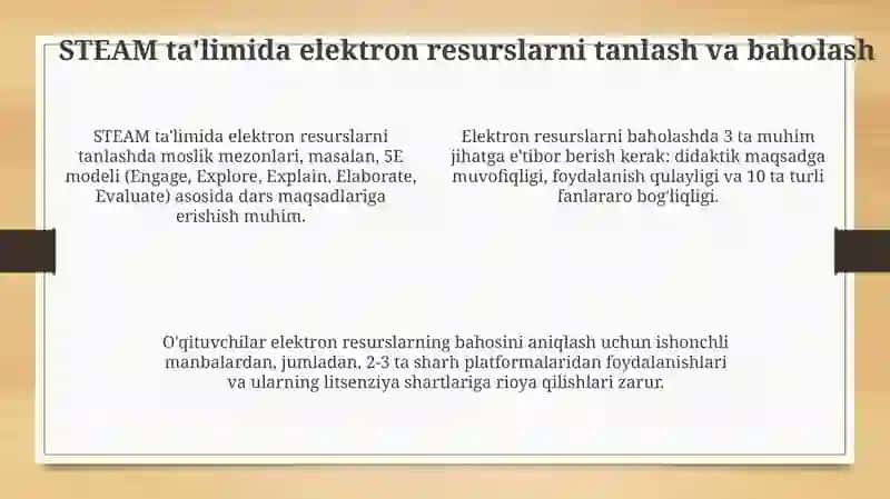 Elektron Ta'lim Resurslari 4