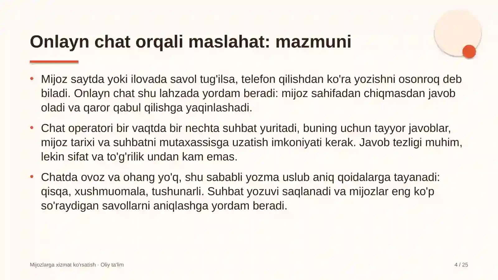 mediatsiya markazlarida onlayn chat orqali maslahat berish 4772 4