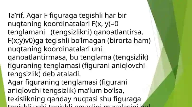 Algebraikchiziq va uning tartibi 4