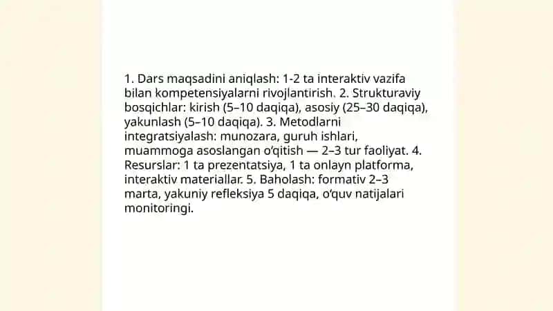 Talim Jarayonida Interaktiv Metodlarni qo'llash metodikasi 4
