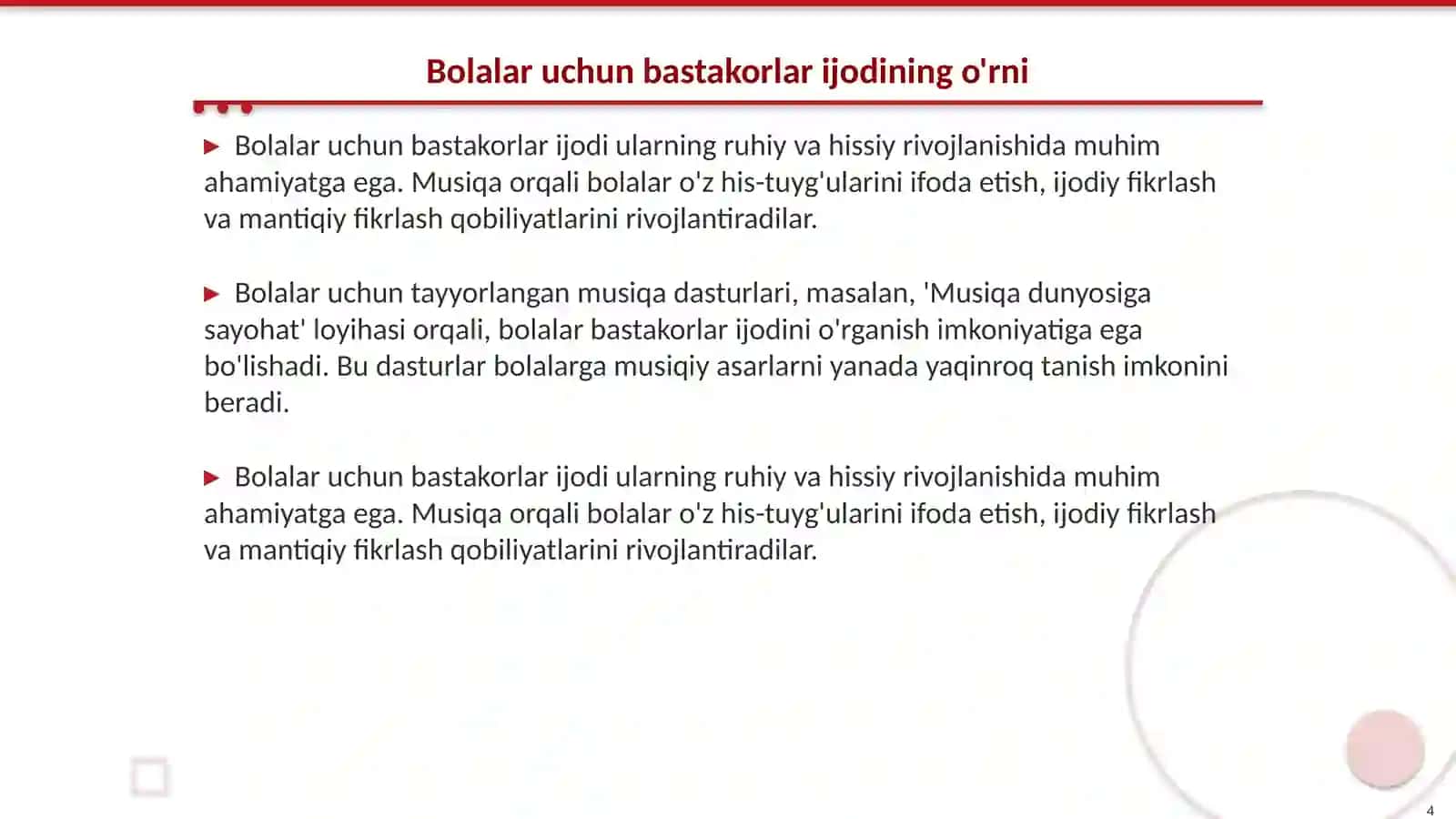 Bolalarni bastakorlar ijodi bilan tanishtirish 4