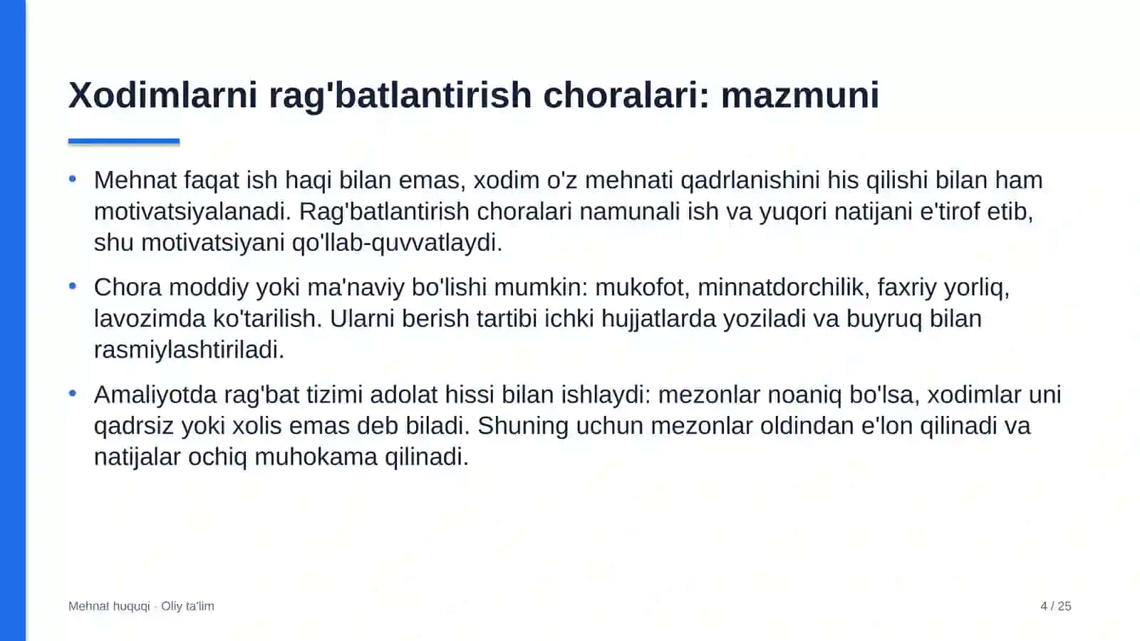 yuridik firmalarda xodimlarni rag'batlantirish choralari 9476 4