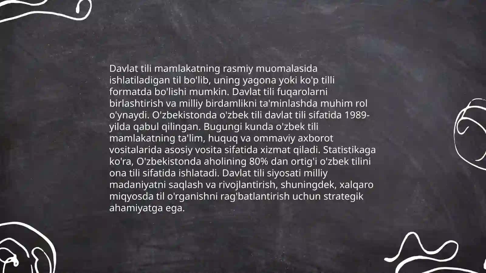O'zbek tili-Davlat tili 4