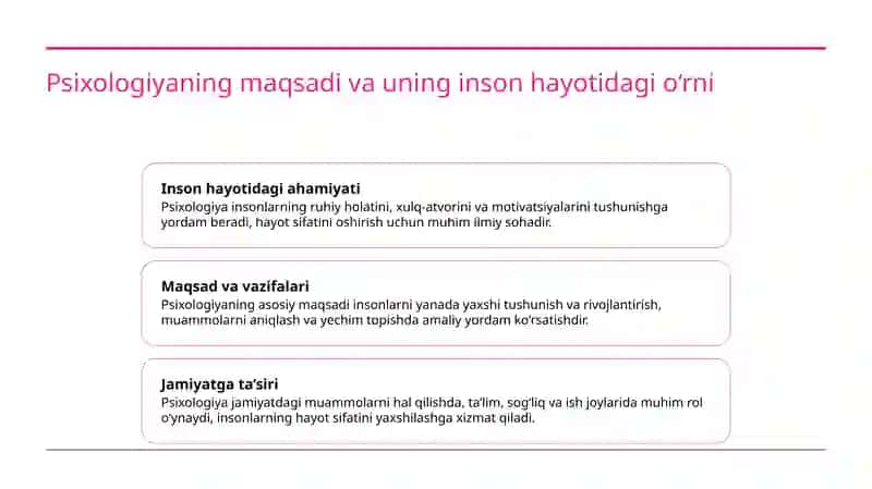 Psixologiya fanining maqsad va vazifalari 4