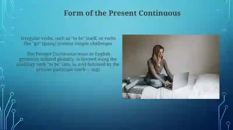 Slide on Present Continuous 4