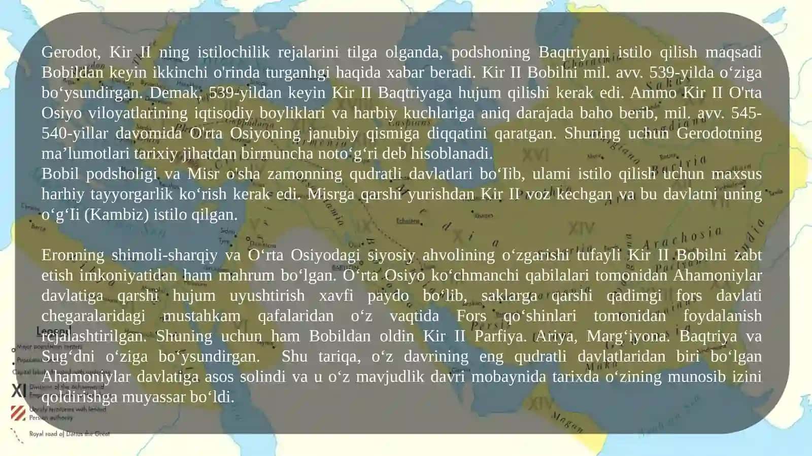 Ahamoniylar davri madaniyati va san’ati tarixi 4