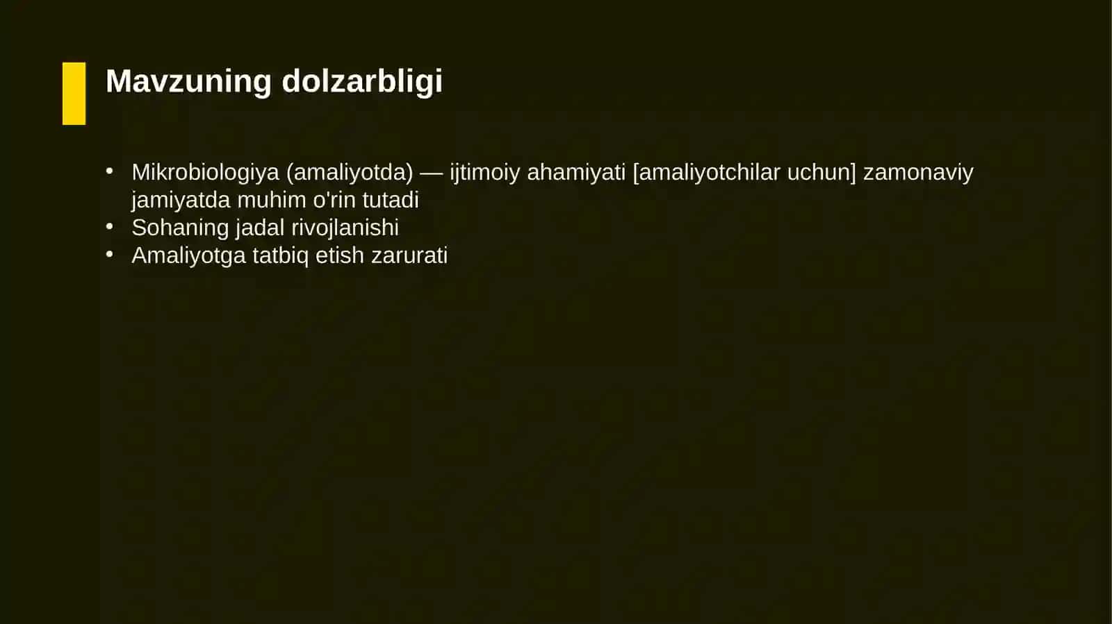 Mikrobiologiya (amaliyotda) — ijtimoiy ahamiyati [amaliyotchilar uchun] 4