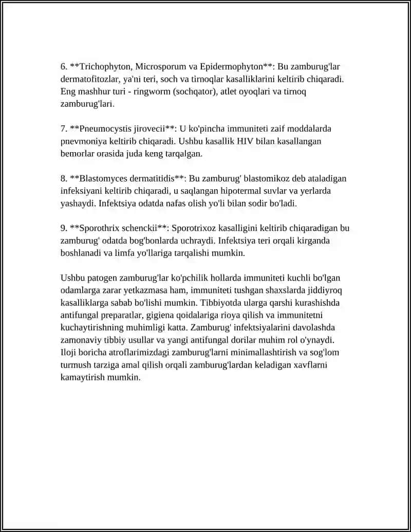 PATOGEN ZAMBURUĞLAR QÕZĞATUVCHI KASALLIKLAR 4
