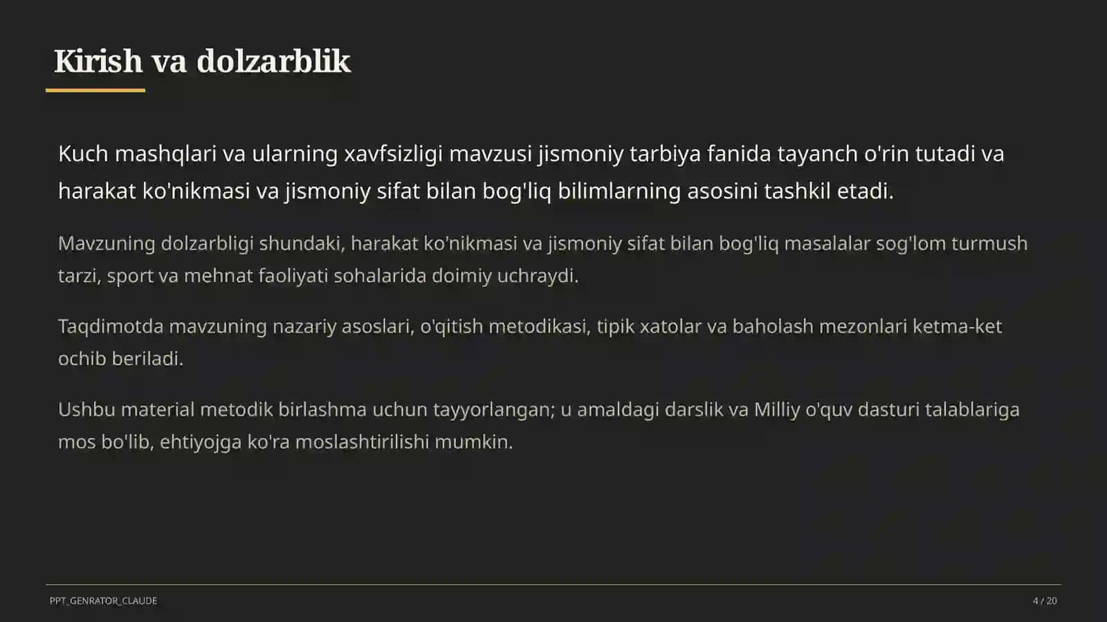 Kuch mashqlari va ularning xavfsizligi (8-sinf) 4
