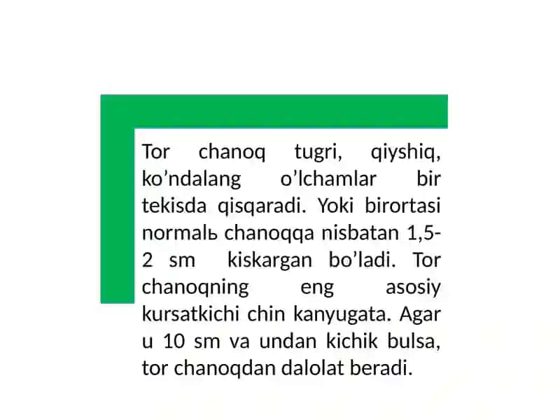 Zamonaviy akusherlikda tor chanoq 4