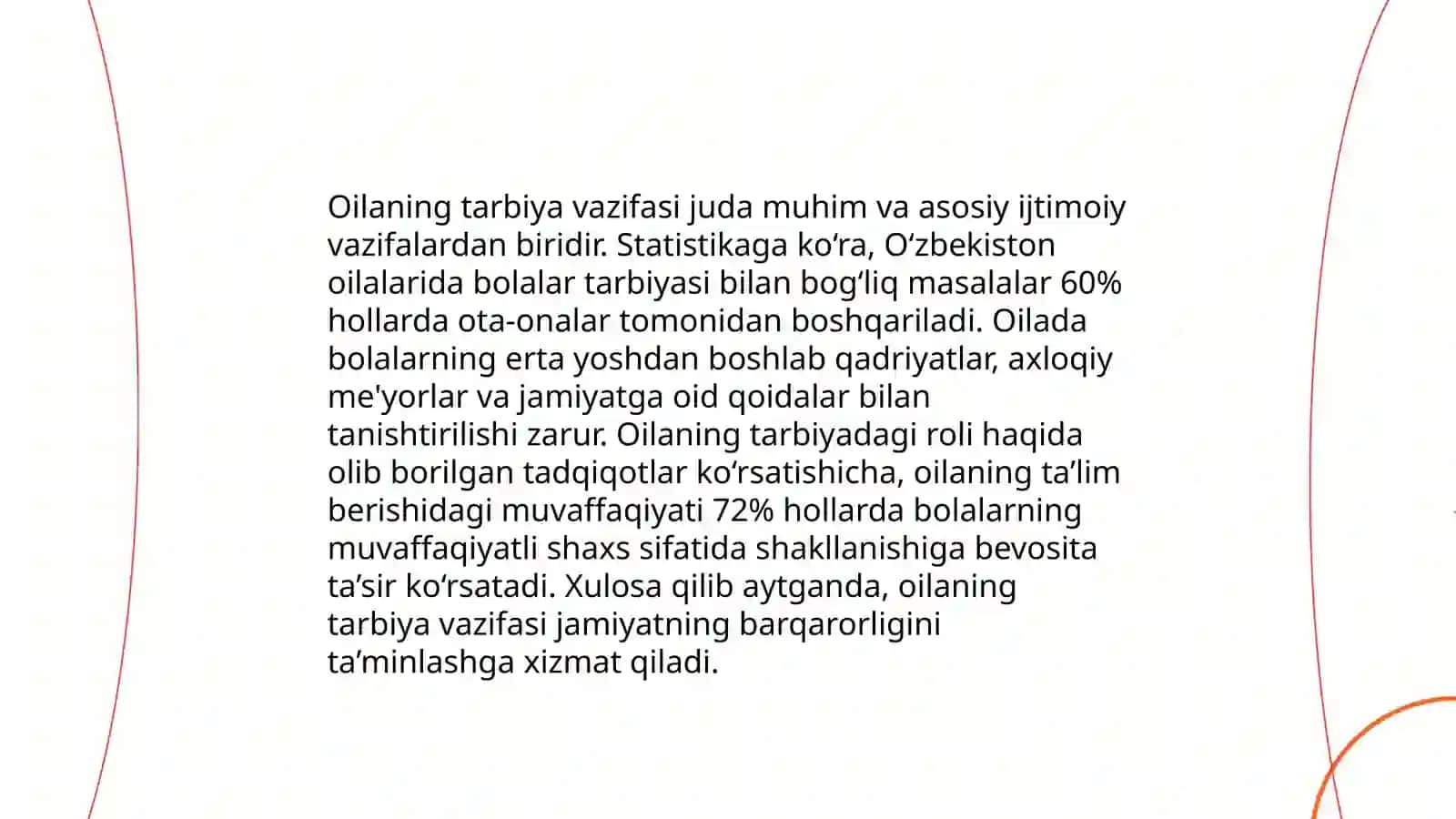 Oilaning jamiyatdagi o‘rni 4