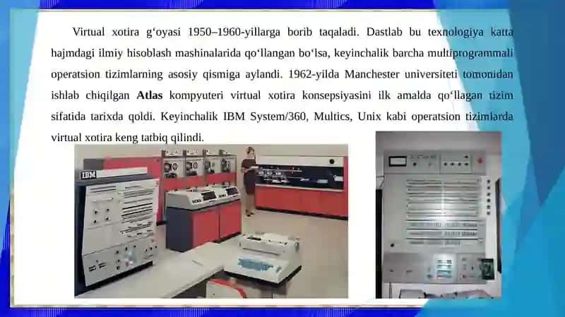 Virtual xotira va uning konsepsiyasi. 4