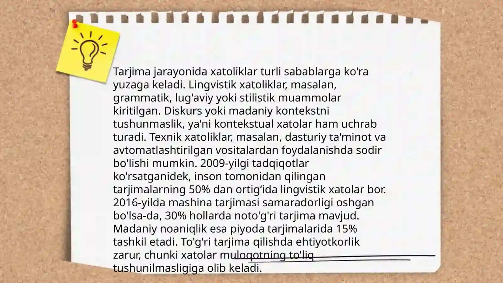Tarjimada termin tushunchasi va uni tarjima jarayonida qoʻllash masalalari 4