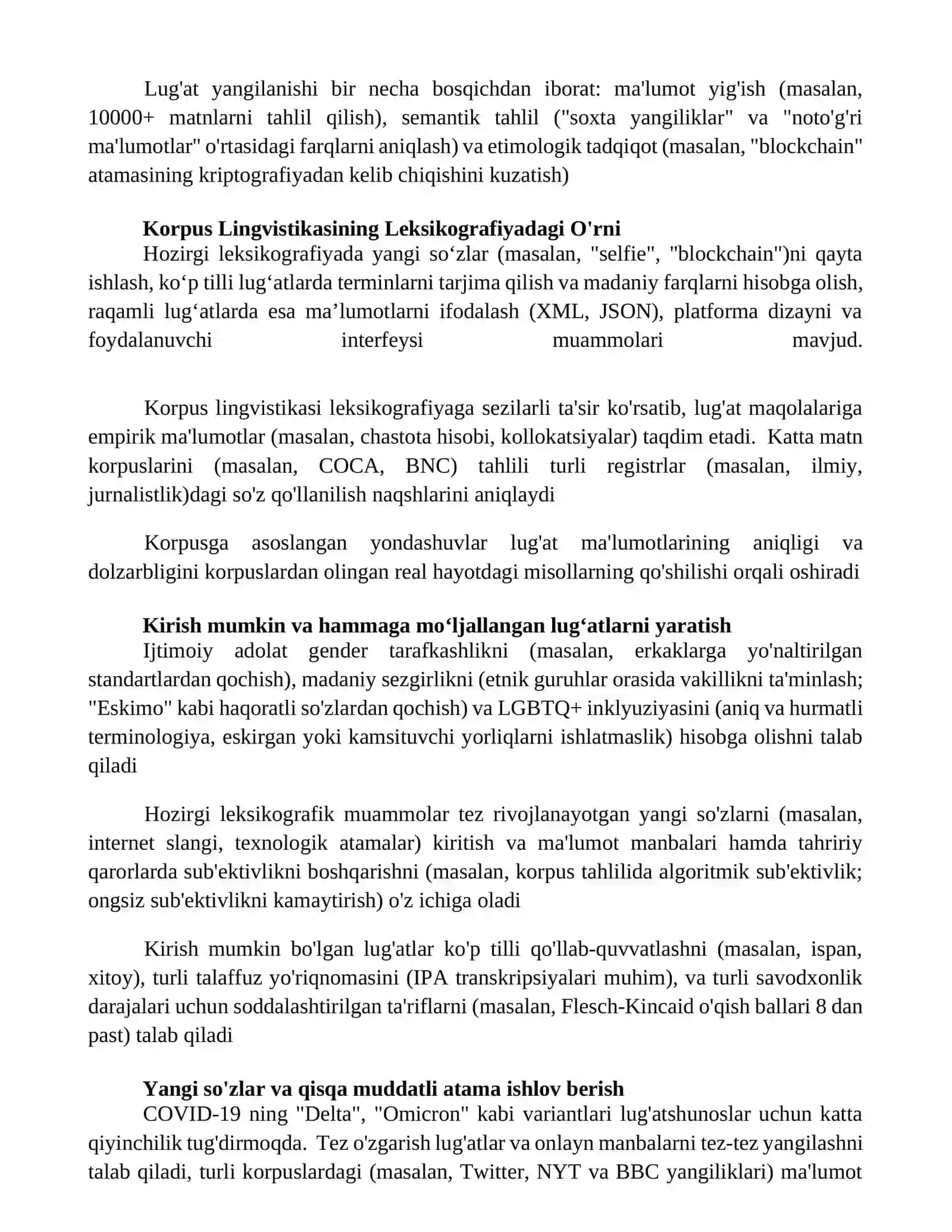 Lugʻatshunoslikning dolzarb masalalari 4