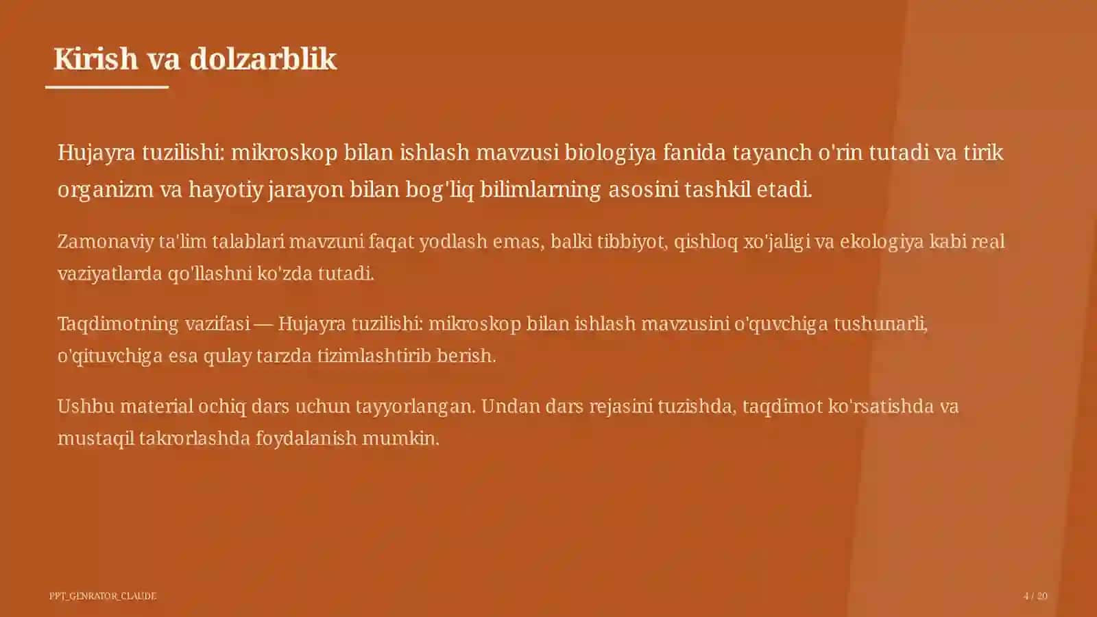 Hujayra tuzilishi: mikroskop bilan ishlash (5-sinf) 4