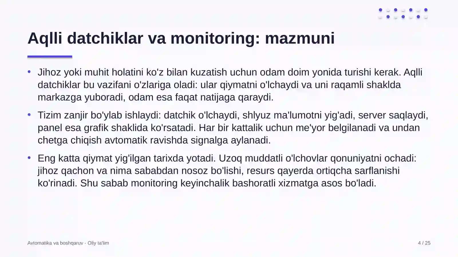 ehtiyot qismlar do'konlarida aqlli datchiklar va monitoring tizimlaridan foydalanish 3164 4
