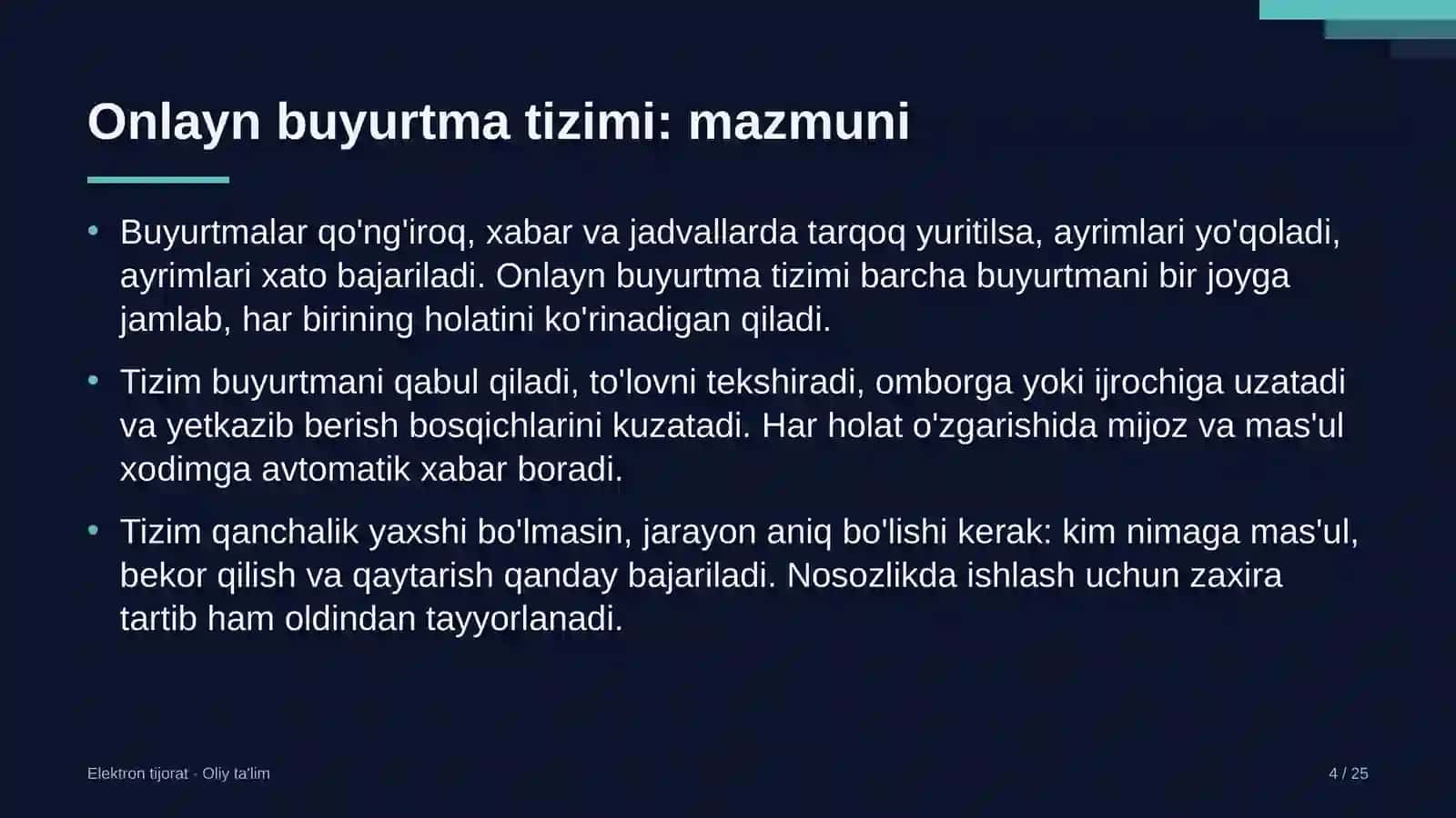 oshxonalarda onlayn buyurtma tizimi 2371 4