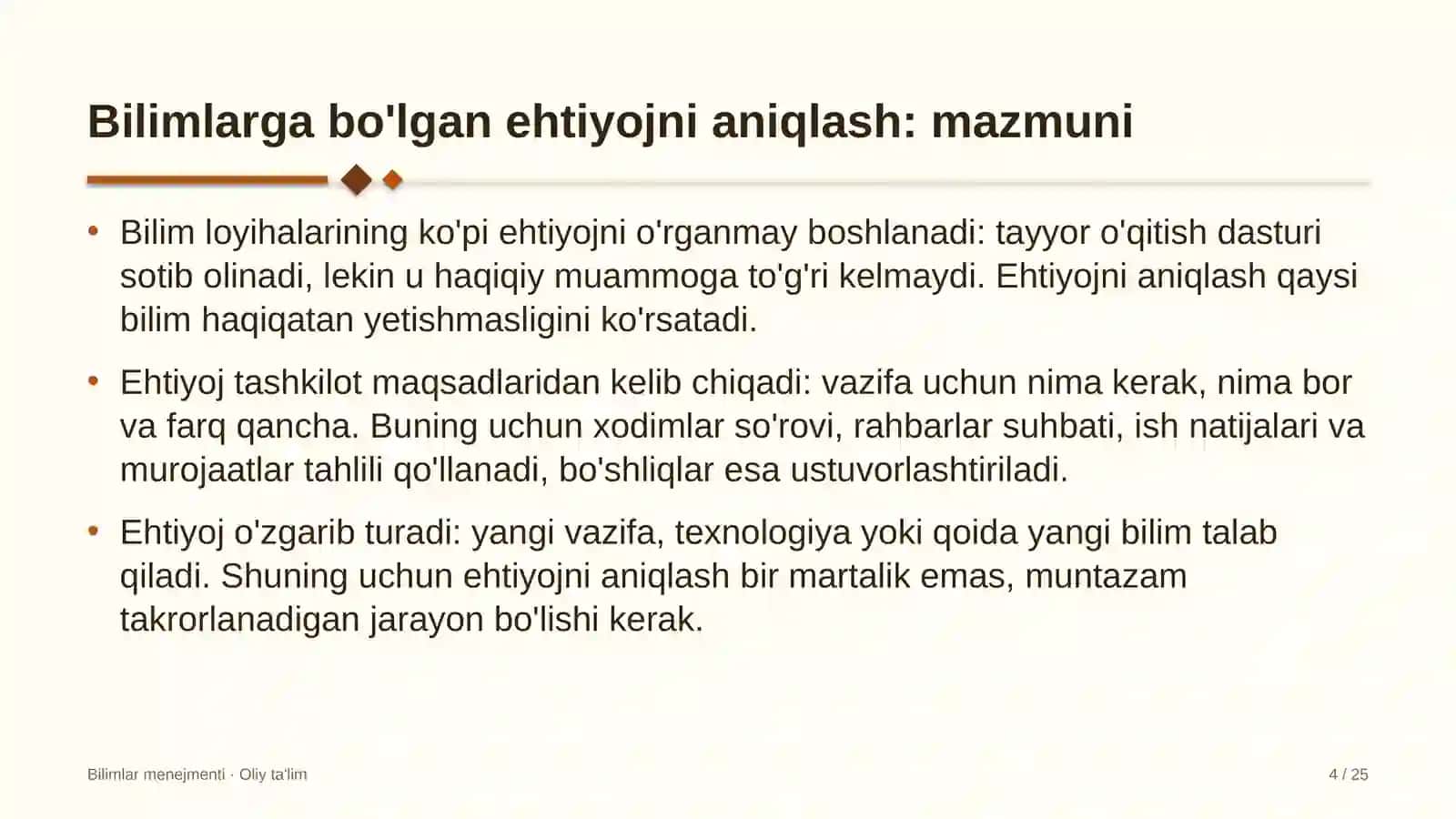 Frilans platformalarida bilimlarga bo'lgan ehtiyojni aniqlash 4