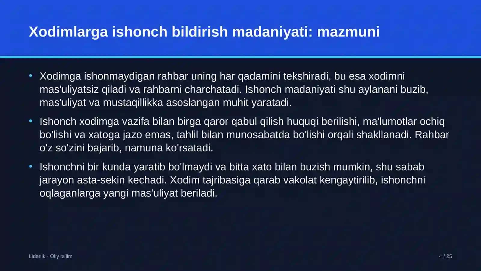 yong'in xavfsizligi xizmatida xodimlarga ishonch bildirish madaniyatini shakllantirish 4424 4