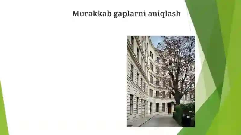 Murakkab gaplar ta'rifi 4