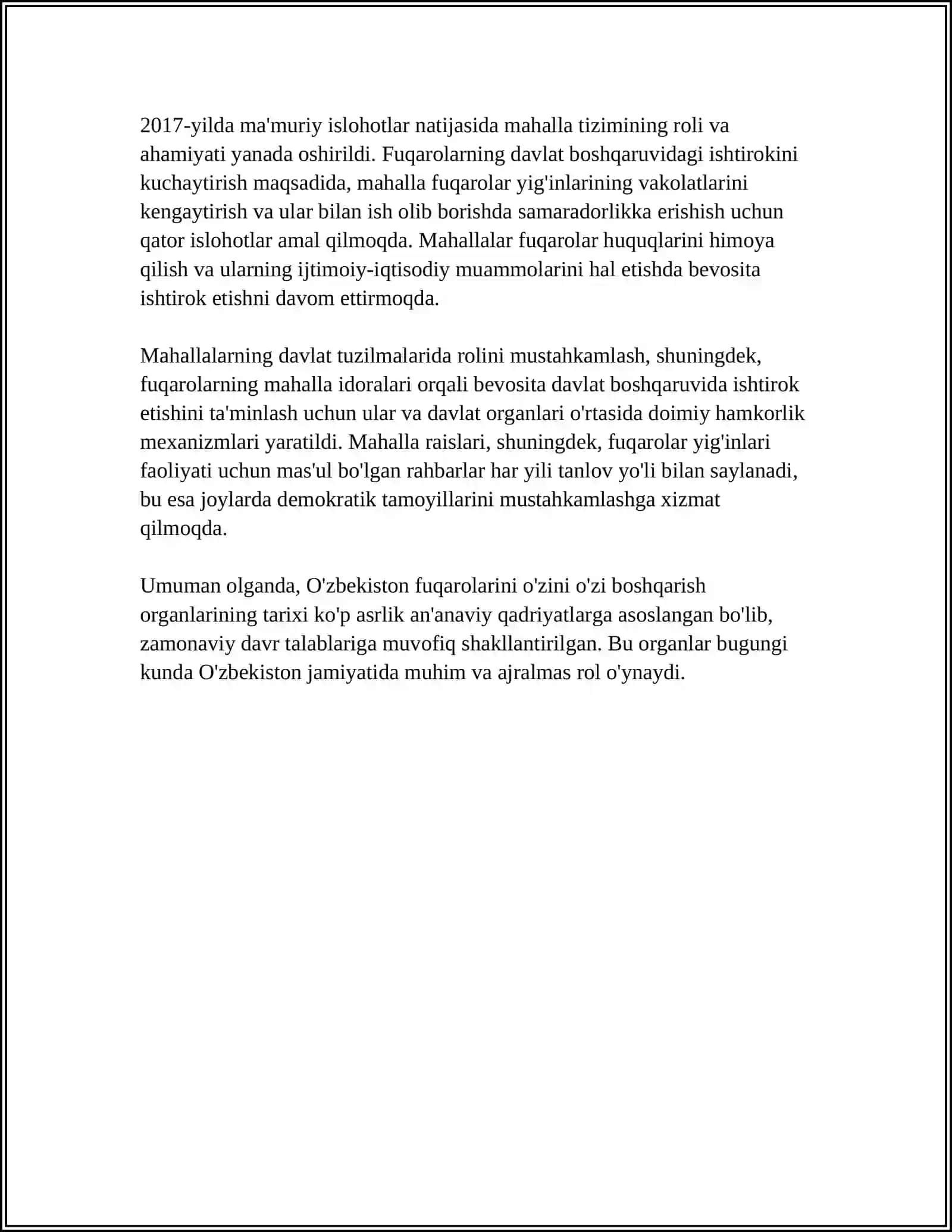 ÕZBEKISTON FUQOROLARINI ÖZINI ÖZIN BOSHQARISH ORGANLARI RIVOJLANISHI 4