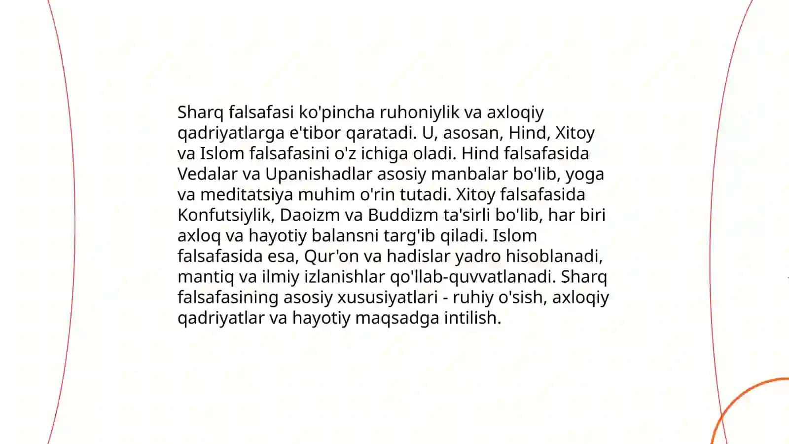 falsafaning mohiyatiga oid Sharq va Garb mutaffakirlari tariflarini tasniflash va ular boyicha prezentatsiya tayorlash 4