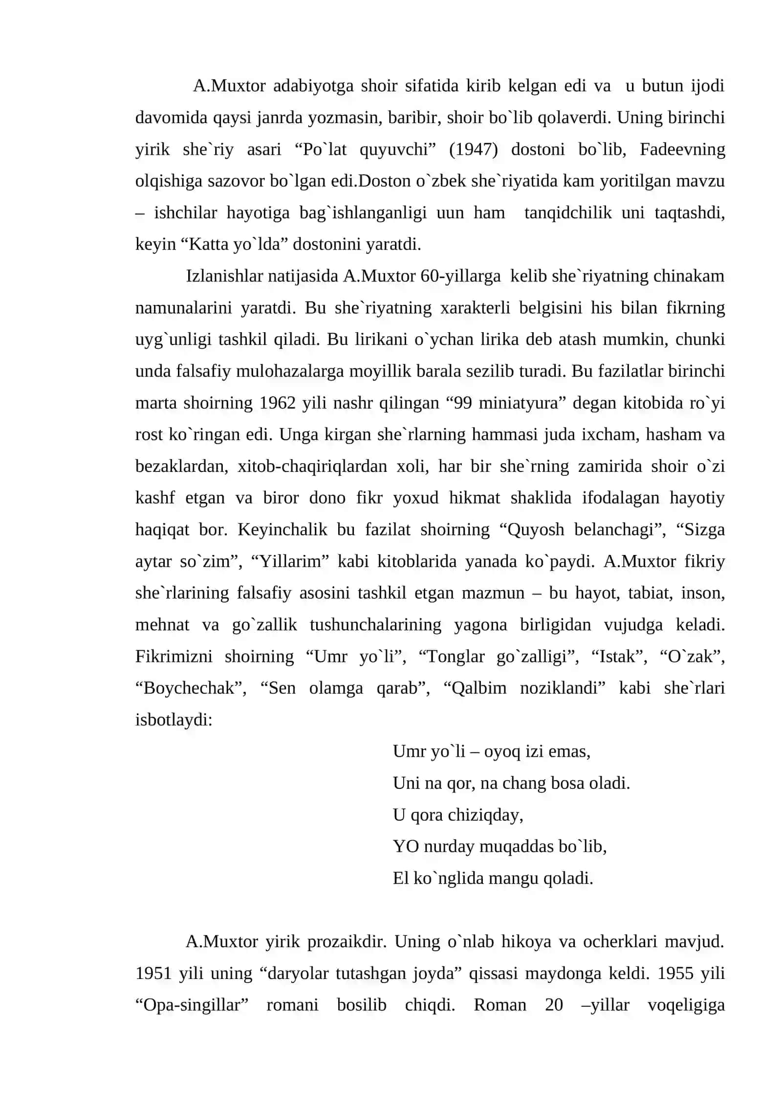 Zulfiya va  A.Muxtоr ijоdi 4