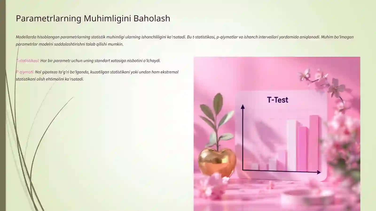 Ekonometrik modellar sifatini baholash 4