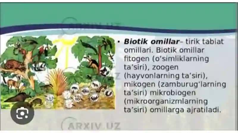 Organizimlarning tarqalish Omillari Abiotik Biotik Antropogen omillar. 4