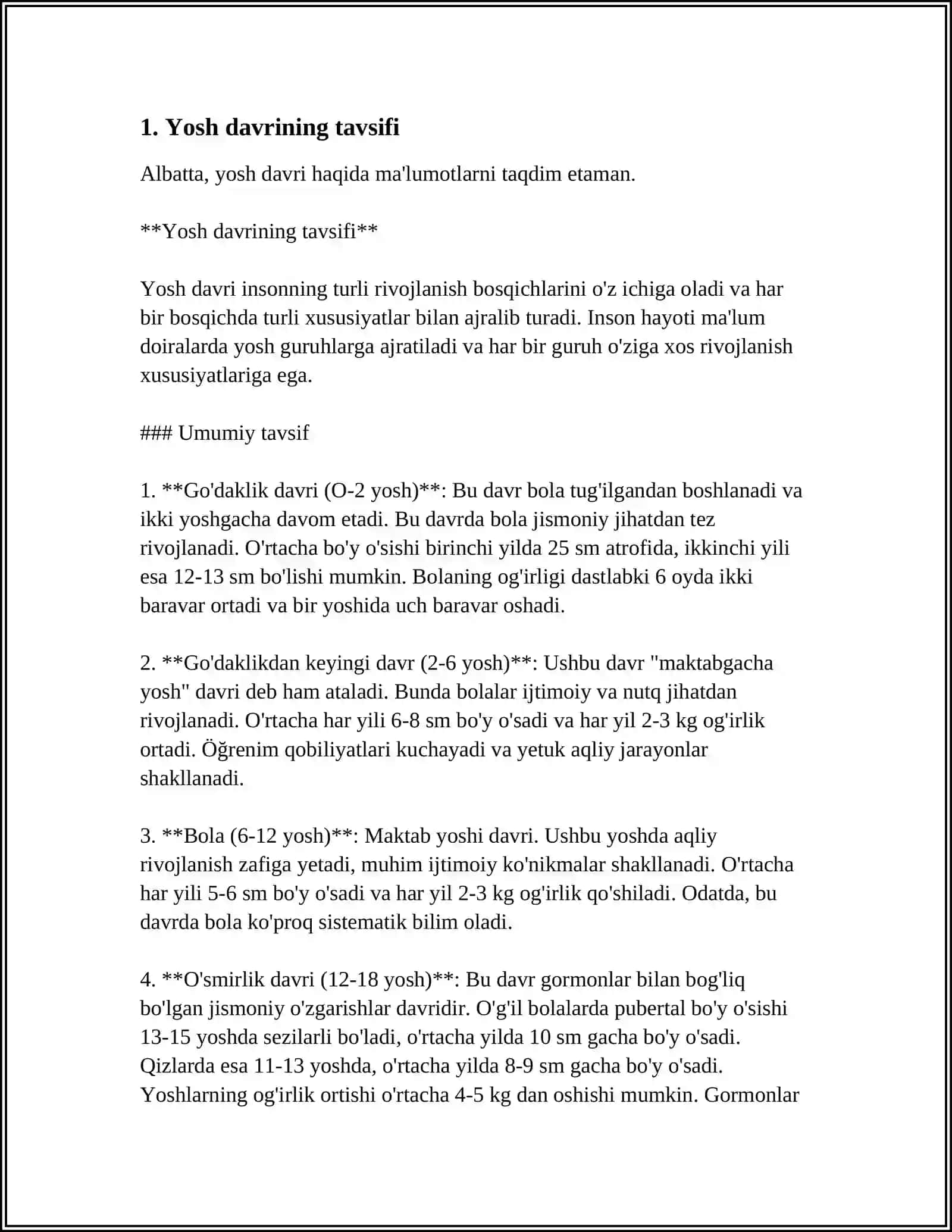 GO'DAKLIK DAVRINING PSIXOLOGIK XUSUSIYATLARI 4