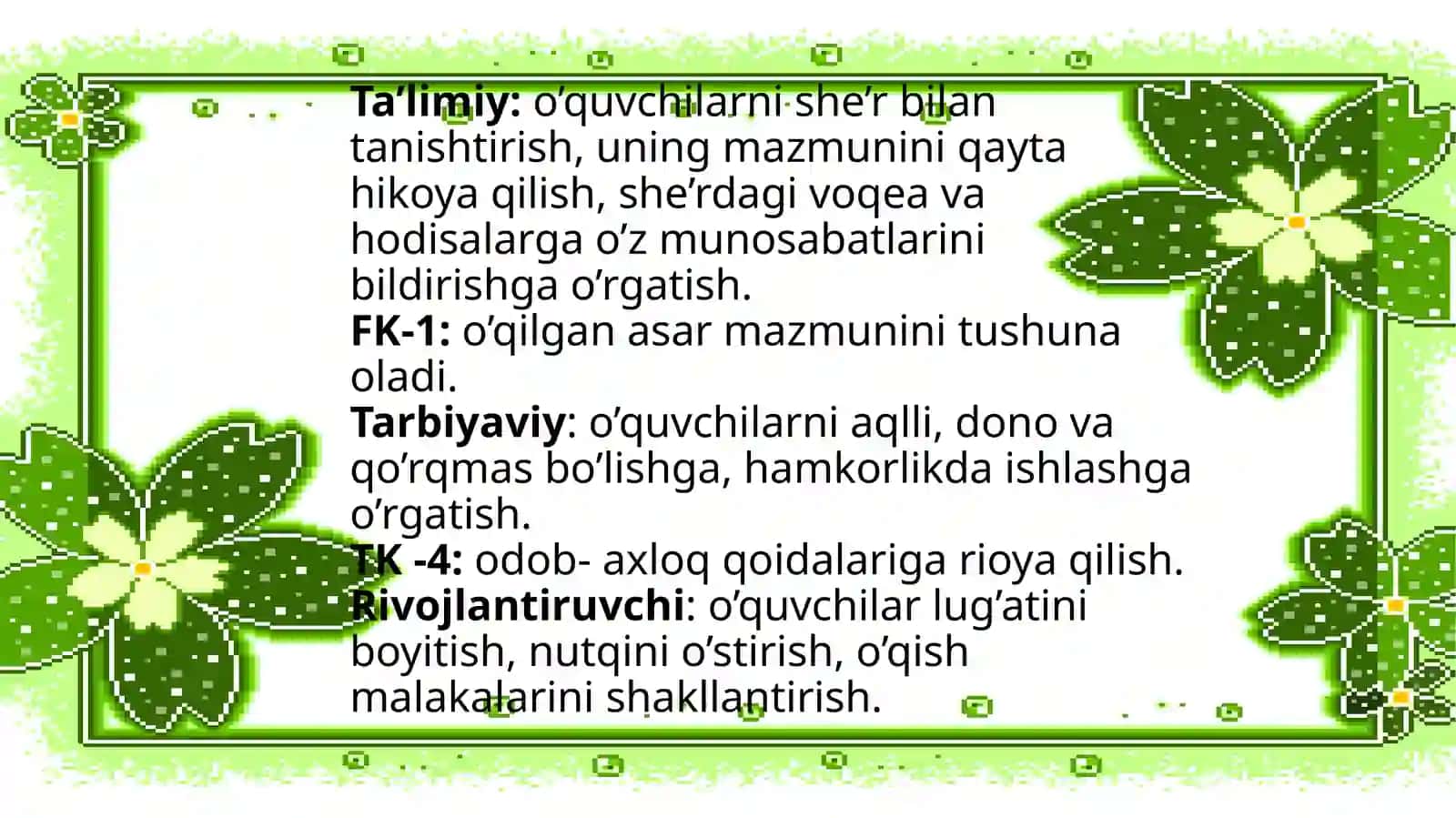 “Maktabimshe’ri” 4