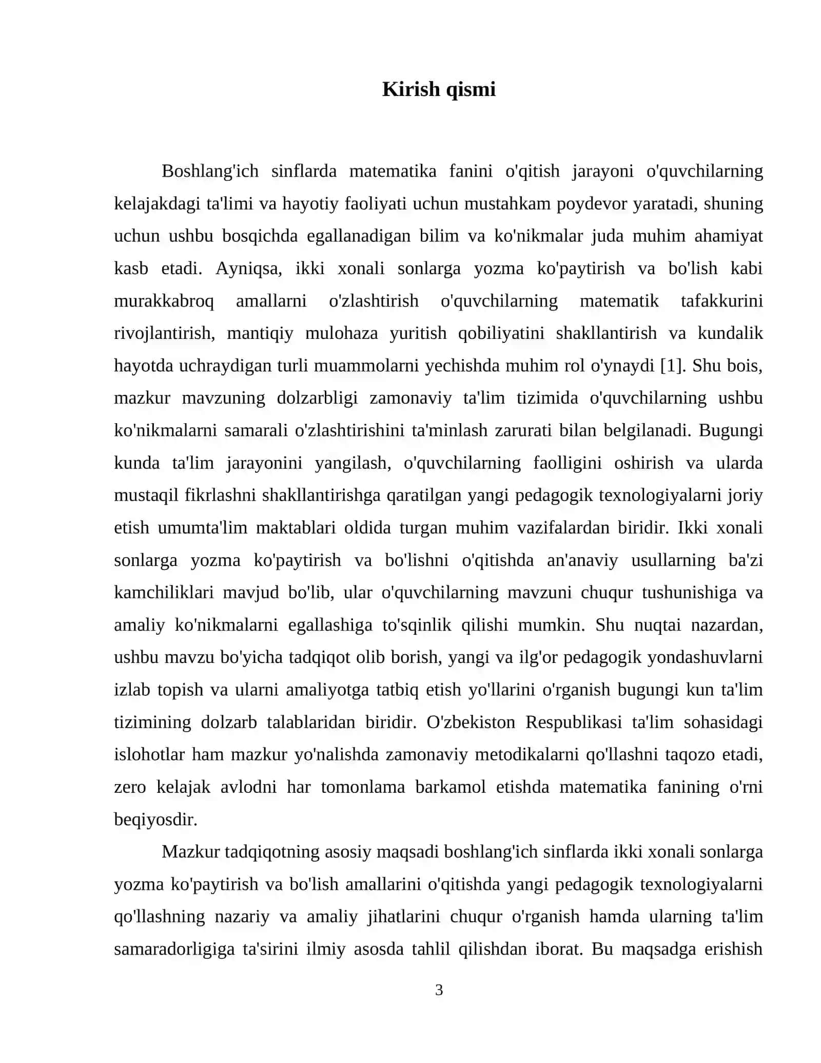 MAVZU:Ikki xonali songa yozma ko’paytirish va bo’lishda yangi pedagogik texnologiyalardan foydalanish 4
