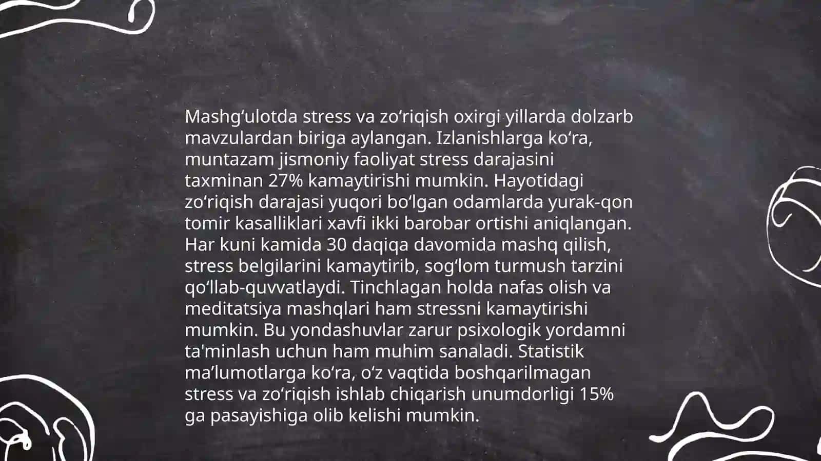 Mashgʻulot jarayonining psixologik xususiyatlari va psixik zoʻriqish belgilari 4