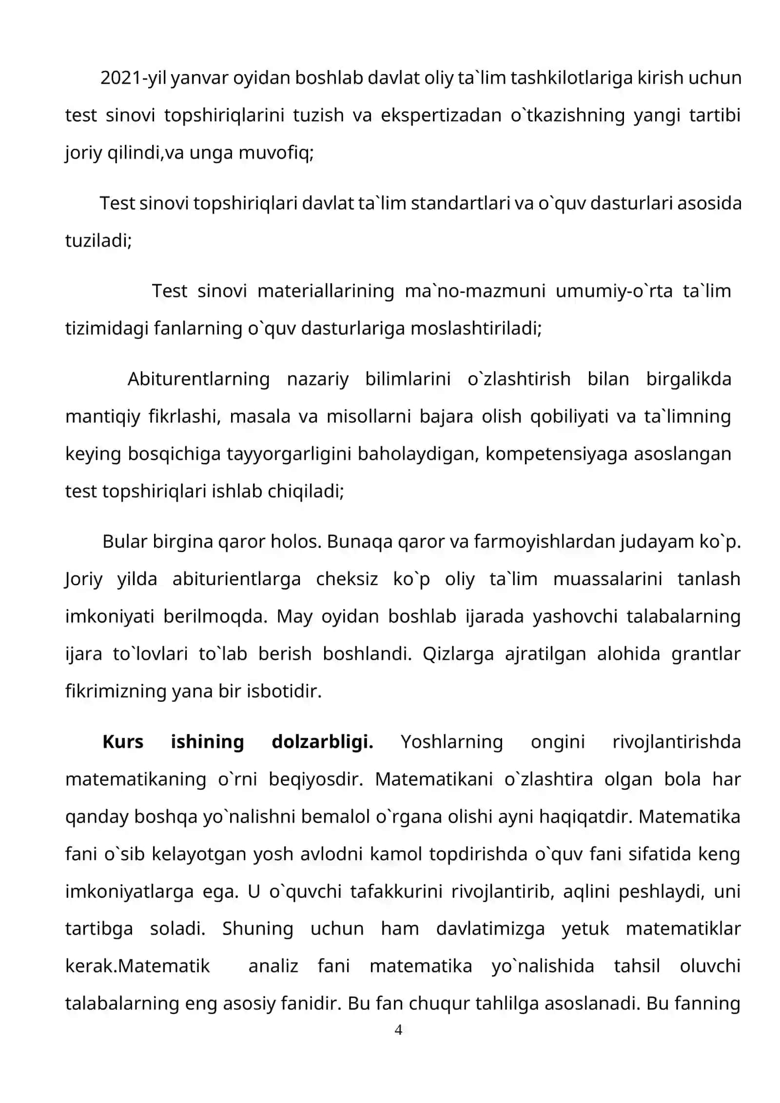Sonli qatorlar kurs ishi 4