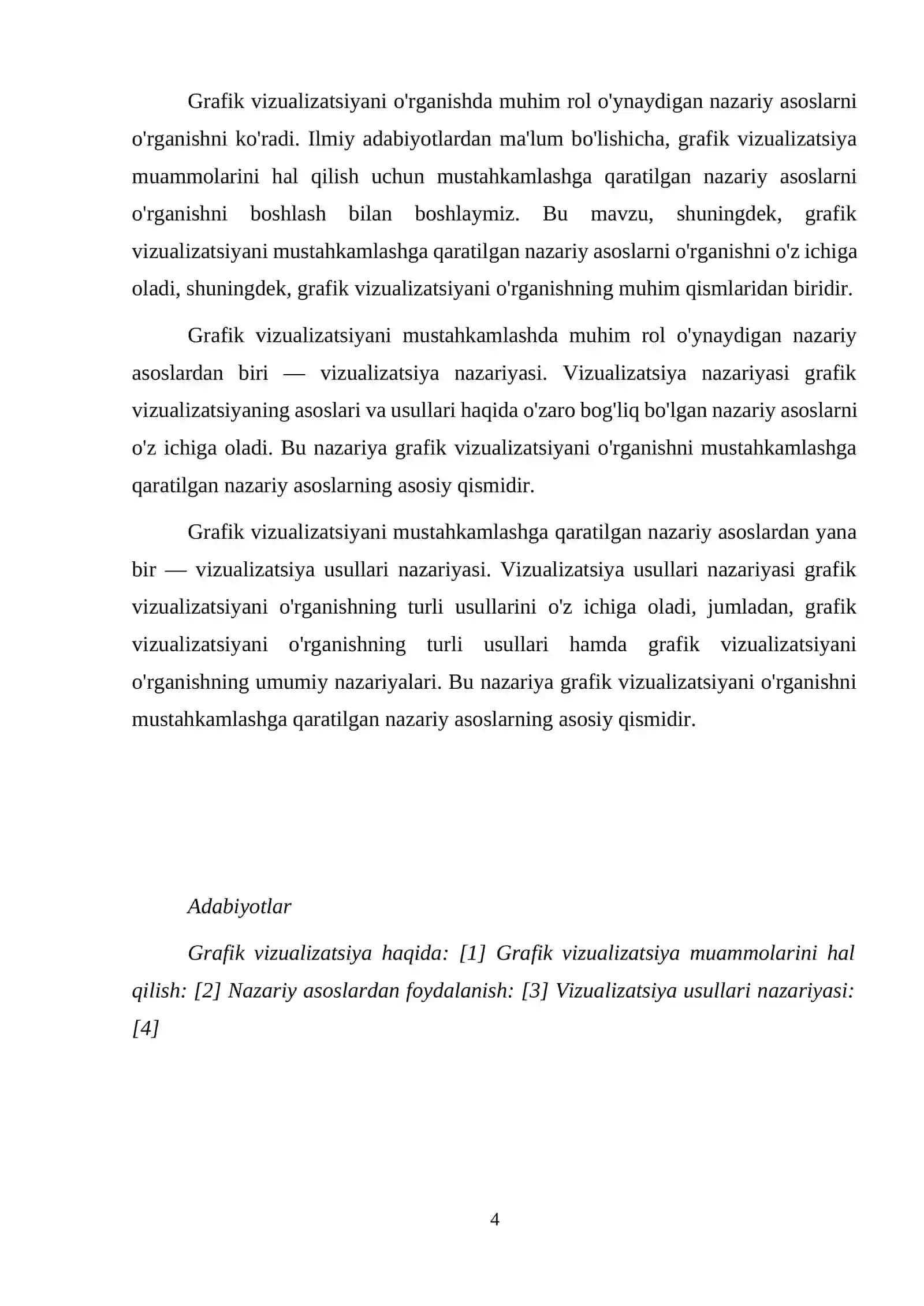 Grafik vizualizatsiya asoslari 4