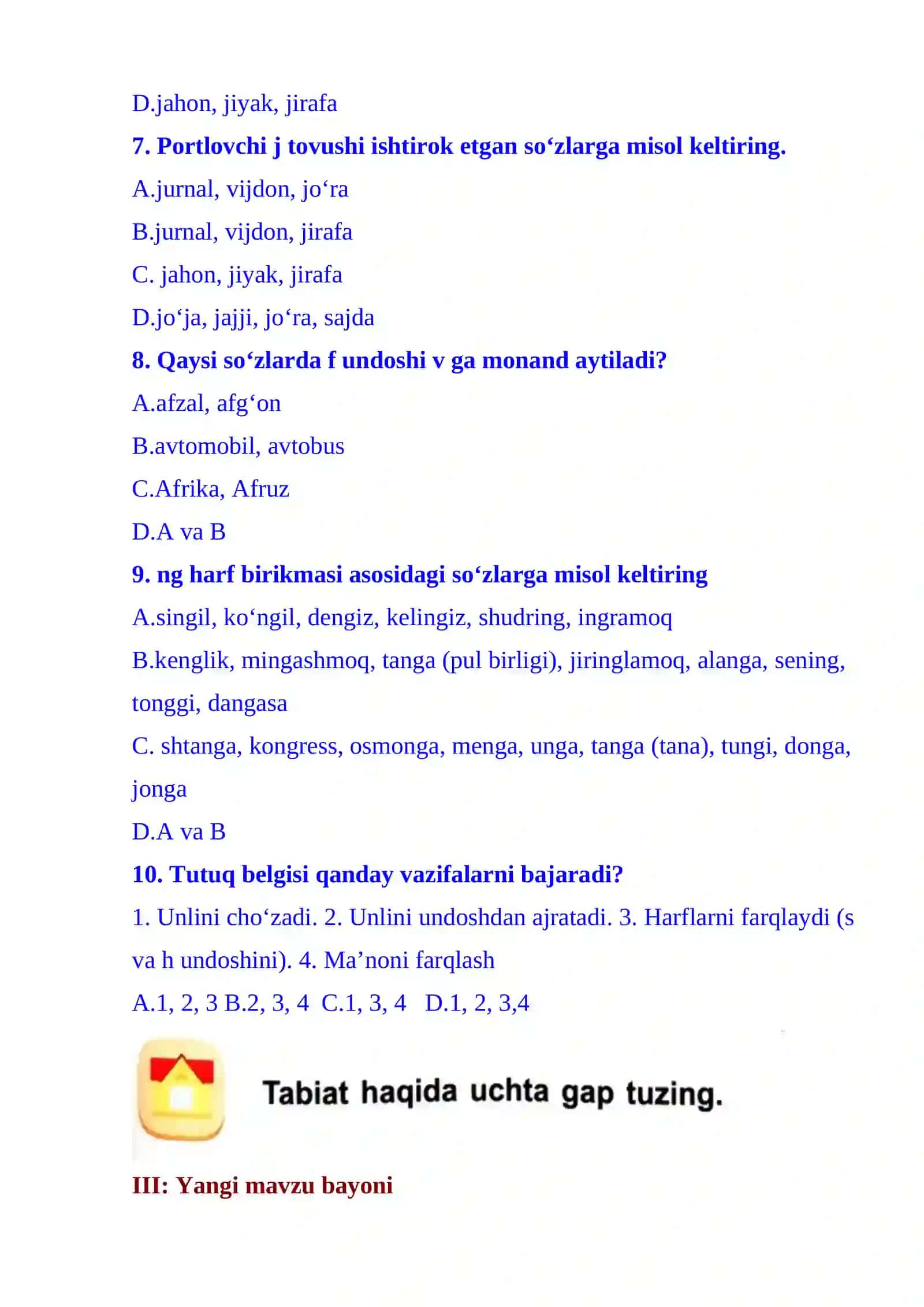 2-sinf ona tili Bo‘g‘in ko‘chirishni o‘rganamiz dars ishlanma 4