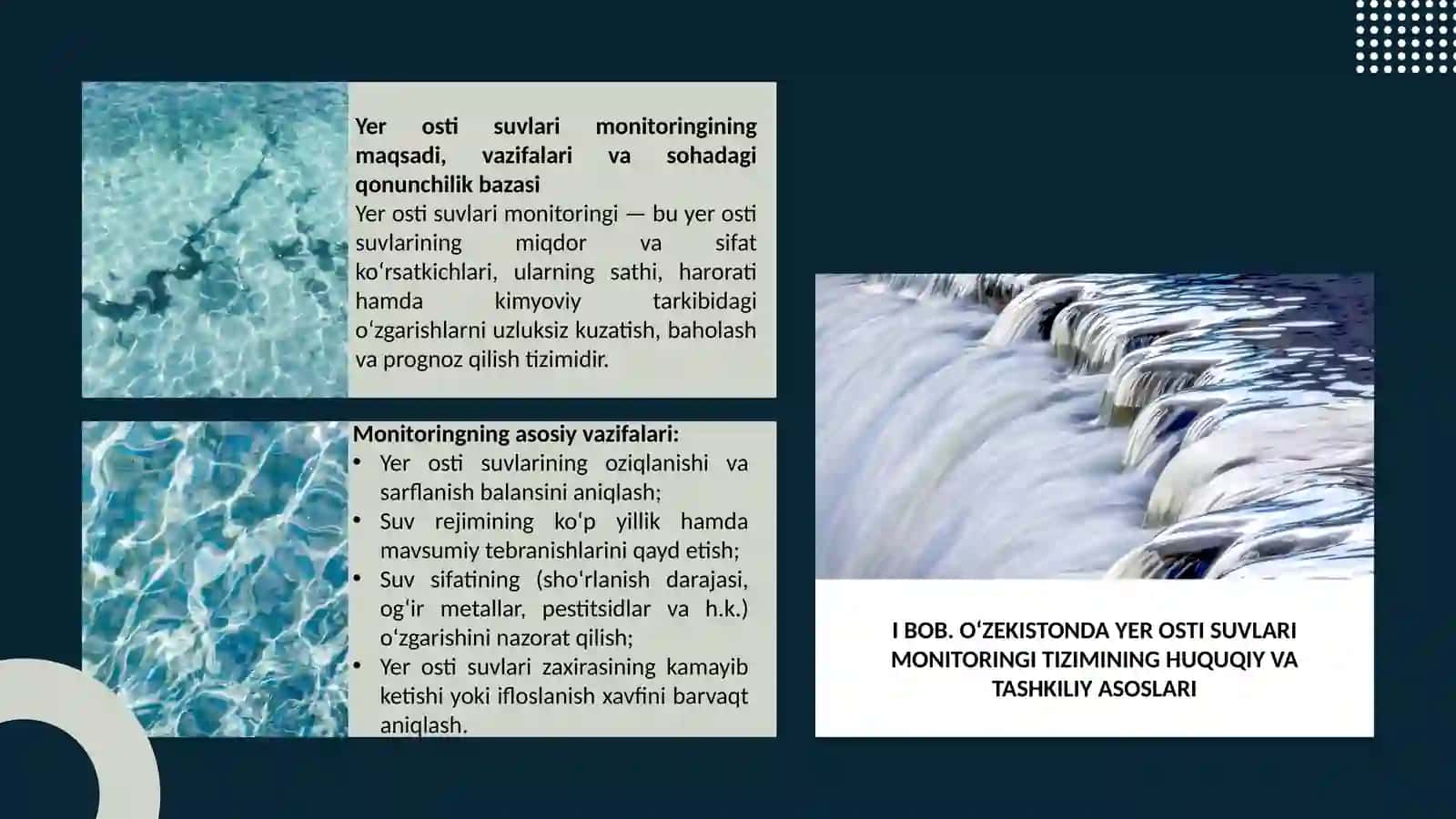 O‘zbekistonda yer osti suvlari monitoringi tizimi va amaliyotda qo‘llanilishi 4