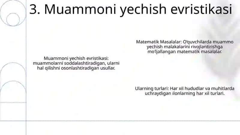 Matematik Masalalar Va Ularning Turlari 4