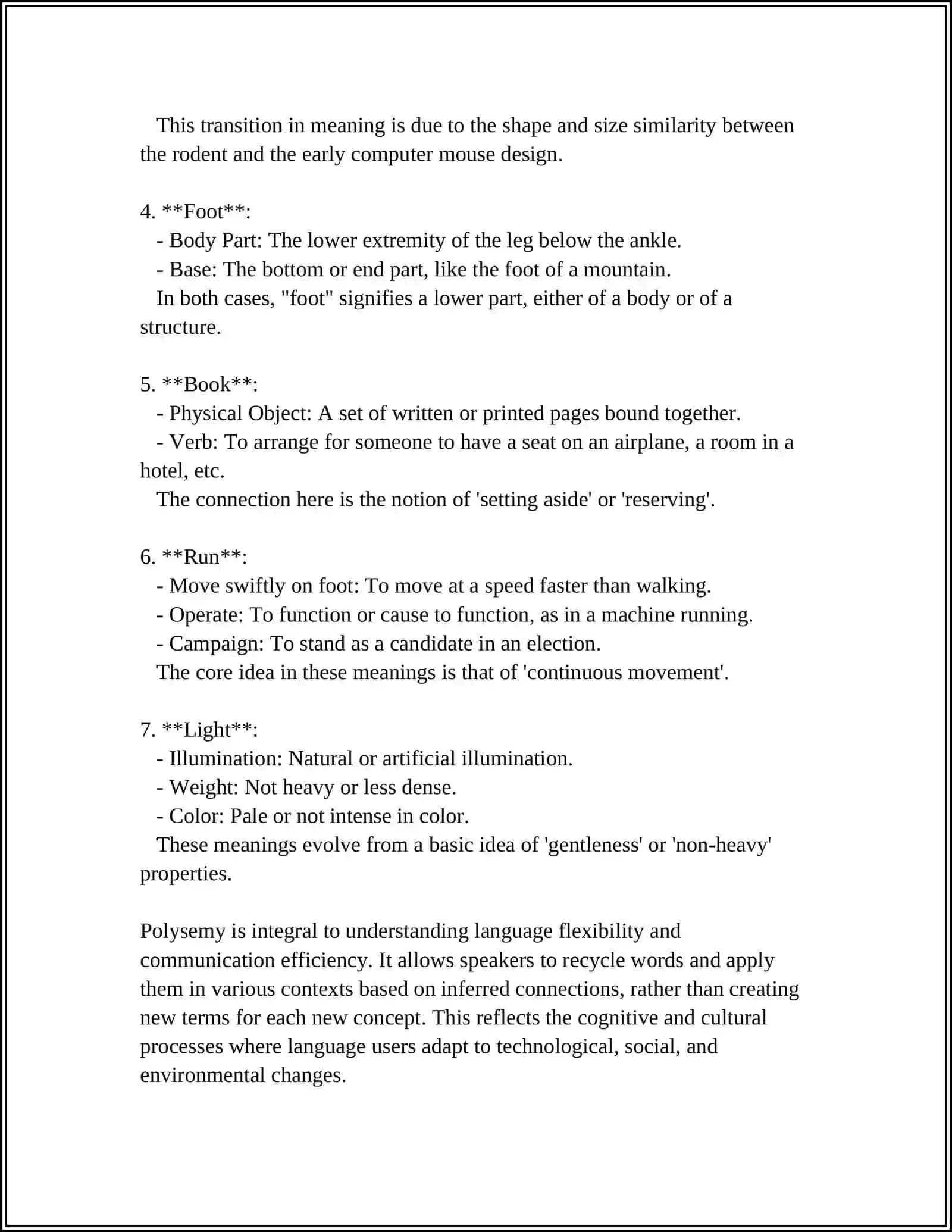 THE ROLE OF POLYSEMY IN ENGLISH GRAMMAR 4
