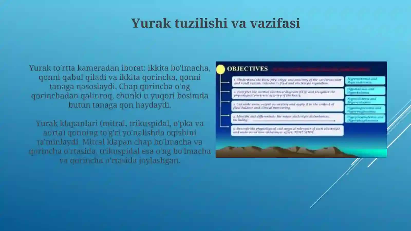 Fizologiya faniga kirish qon aylanish tizimining fizologik asoslari 4