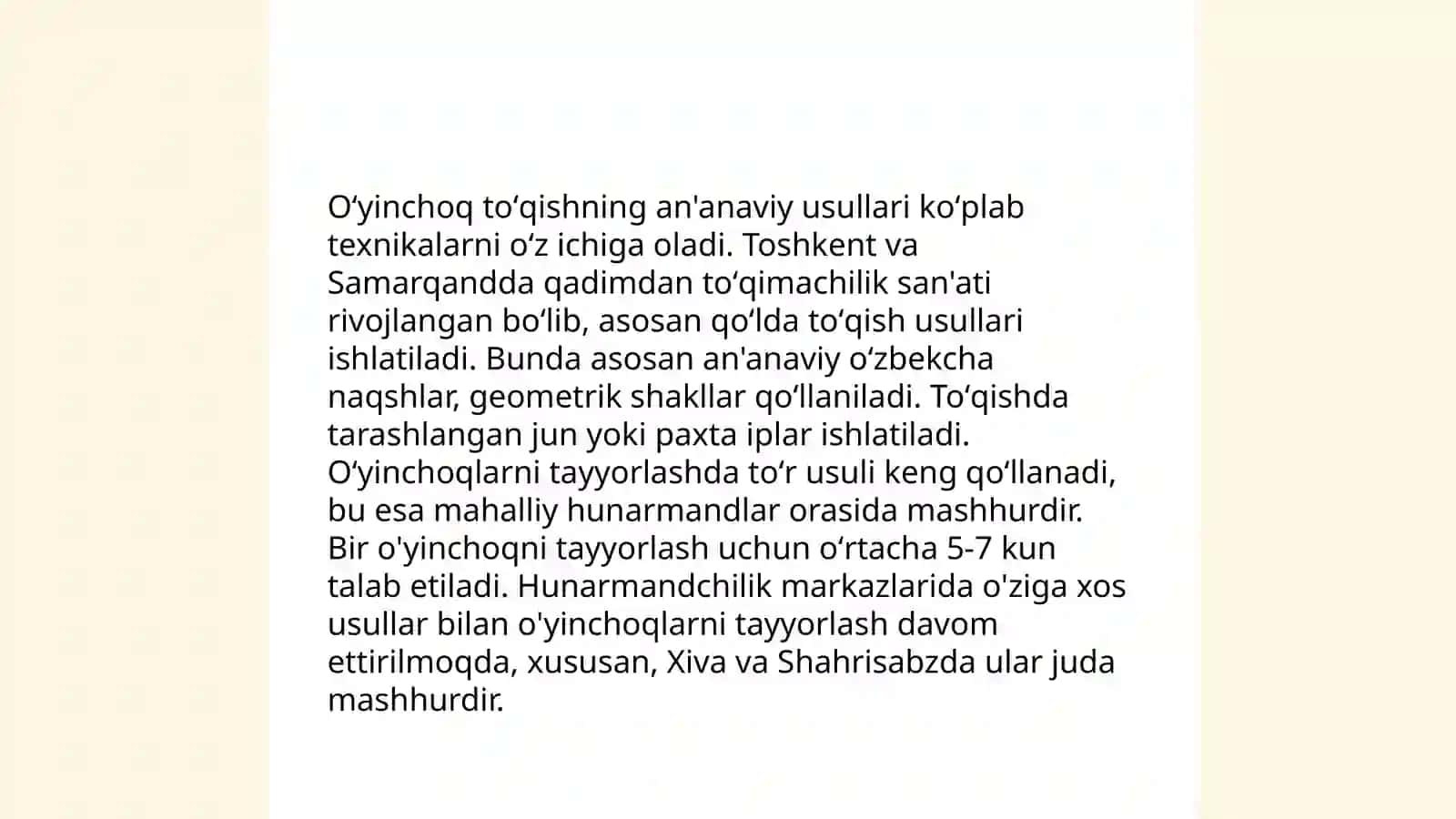 Kashtachilik Tarixi va Texnologiyasi 4