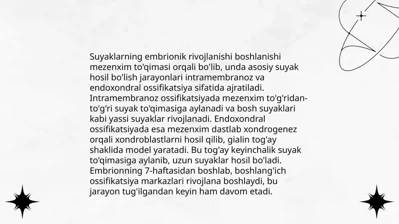 Qo'l suyaklarining variantli anatomiyasi, rivojlanish nuqsonlari. Qo'l suyaklarining rivojlanishiga ichki va tashqi faktorlarning ta'siri 4