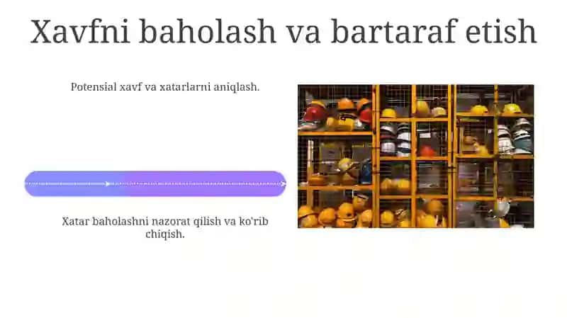 Faoliyat xavfsizligini tashkil qilish 4